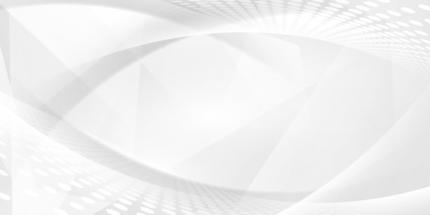 Fondo de tecnología abstracta blanca ilustración vectorial de diseño moderno