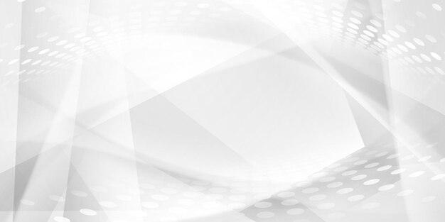 Fondo de tecnología abstracta blanca ilustración vectorial de diseño moderno