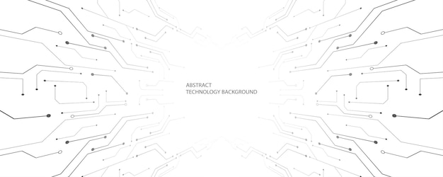 Fondo de tecnología abstracta blanco gris, conexión digital de alta tecnología, comunicación, alta tecnología