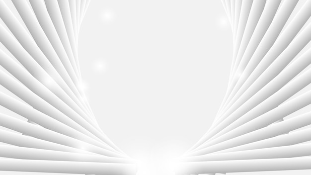 Fondo de tecnología abstracta blanco gris Conexión digital de alta tecnología