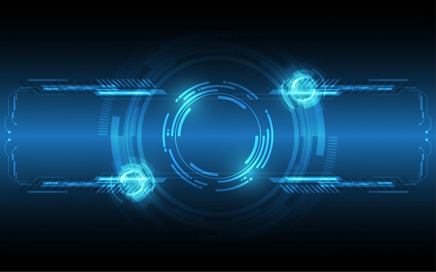 Fondo de tecnología abstracta Comunicación de alta tecnología