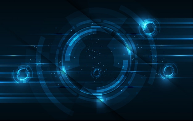 Fondo de tecnología abstracta Comunicación de alta tecnología