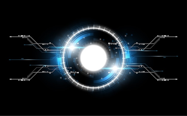 Fondo de tecnología abstracta Concepto de comunicación de alta tecnología