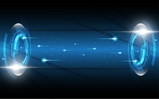 Fondo de tecnología abstracta Concepto de comunicación de alta tecnología