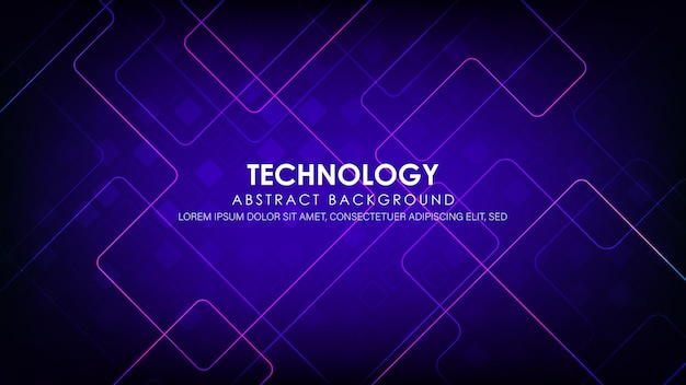 Fondo de tecnología abstracta Concepto digital de Hitech Fondo de tecnología alta