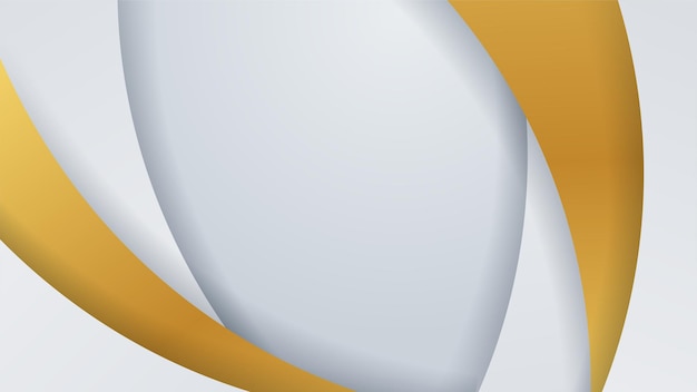 Fondo de tecnología abstracta corporativa colorida blanca dorada moderna plantilla web de fondo de presentación de patrón de banner de diseño gráfico abstracto de vector