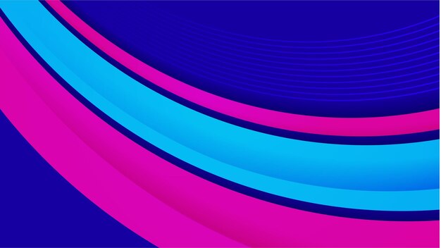 Fondo de tecnología abstracta con degradado de color azul y rosa Concepto de tecnología digital de computadora de alta tecnología Ilustración de vector de comunicación de tecnología abstracta