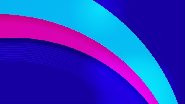 Fondo de tecnología abstracta con degradado de color azul y rosa Concepto de tecnología digital de computadora de alta tecnología Ilustración de vector de comunicación de tecnología abstracta