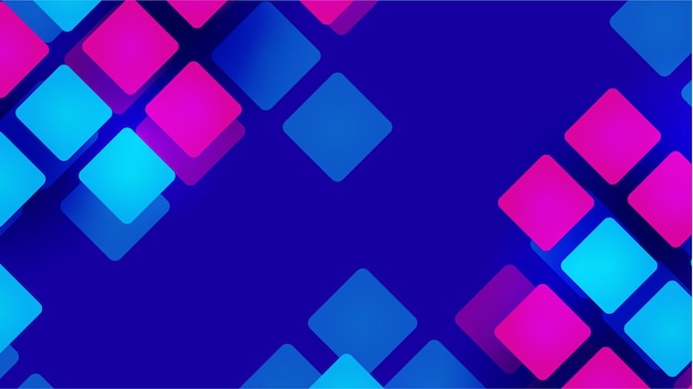 Fondo de tecnología abstracta con degradado de color azul y rosa Concepto de tecnología digital de computadora de alta tecnología Ilustración de vector de comunicación de tecnología abstracta