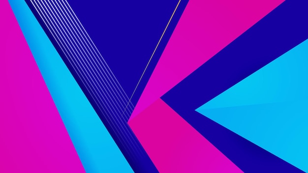 Fondo de tecnología abstracta con degradado de color azul y rosa Concepto de tecnología digital de computadora de alta tecnología Ilustración de vector de comunicación de tecnología abstracta
