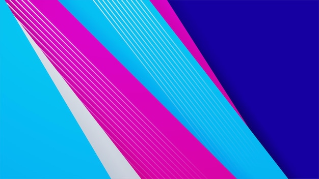 Fondo de tecnología abstracta con degradado de color azul y rosa Concepto de tecnología digital de computadora de alta tecnología Ilustración de vector de comunicación de tecnología abstracta
