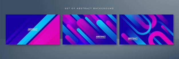 Fondo de tecnología abstracta con degradado de color azul y rosa Concepto de tecnología digital de computadora de alta tecnología Ilustración de vector de comunicación de tecnología abstracta