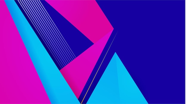 Fondo de tecnología abstracta con degradado de color azul y rosa Concepto de tecnología digital de computadora de alta tecnología Ilustración de vector de comunicación de tecnología abstracta
