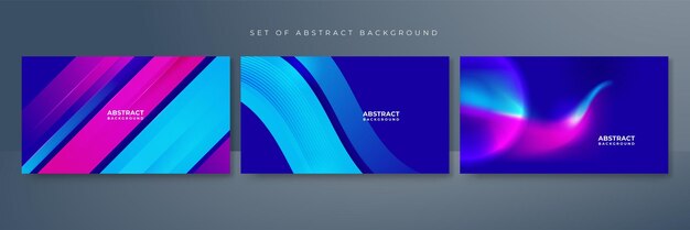 Fondo de tecnología abstracta con degradado de color azul y rosa Concepto de tecnología digital de computadora de alta tecnología Ilustración de vector de comunicación de tecnología abstracta