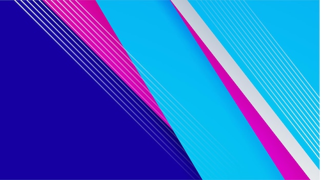 Fondo de tecnología abstracta con degradado de color azul y rosa Concepto de tecnología digital de computadora de alta tecnología Ilustración de vector de comunicación de tecnología abstracta
