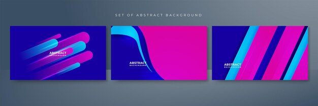 Fondo de tecnología abstracta con degradado de color azul y rosa Concepto de tecnología digital de computadora de alta tecnología Ilustración de vector de comunicación de tecnología abstracta