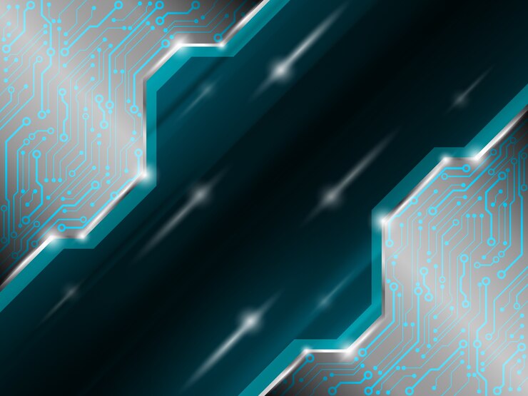 Vector fondo de tecnología abstracta digital electrónica
