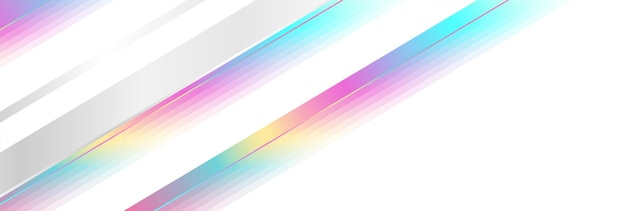Fondo de tecnología abstracta geométrica de rayas brillantes holográficas