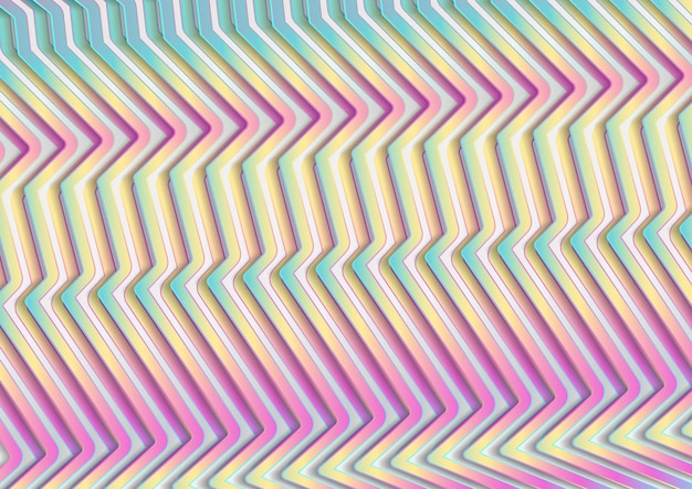 Fondo de tecnología abstracta geométrica de rayas curvas brillantes holográficas