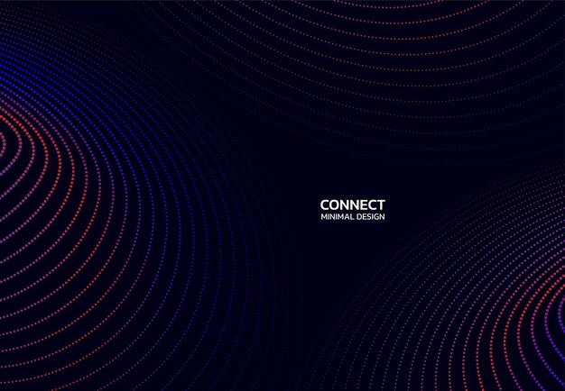 Fondo de tecnología abstracta con grandes datos conexión a Internet sentido abstracto