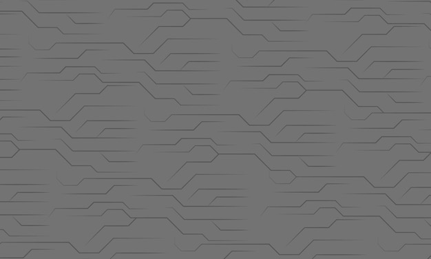 Vector fondo de tecnología abstracta gris de líneas suaves