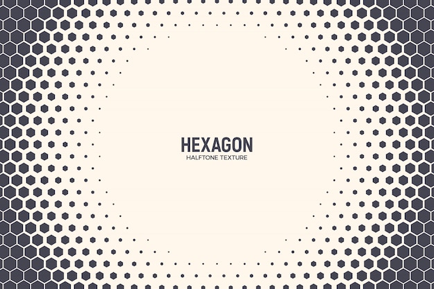 Fondo de tecnología abstracta de hexágonos