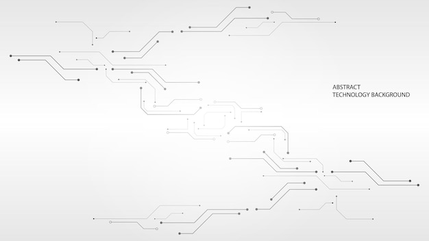 Fondo de tecnología abstracta ilustración fondo de innovación de concepto de comunicación de alta tecnología