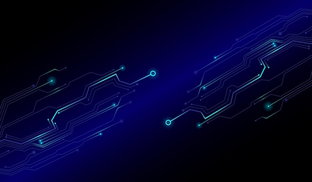 Fondo de tecnología abstracta Ilustración de vector de fondo de innovación de concepto de comunicación de alta tecnología
