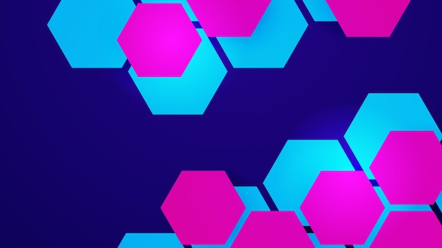 Fondo de tecnología abstracta Interfaz de tecnología futurista