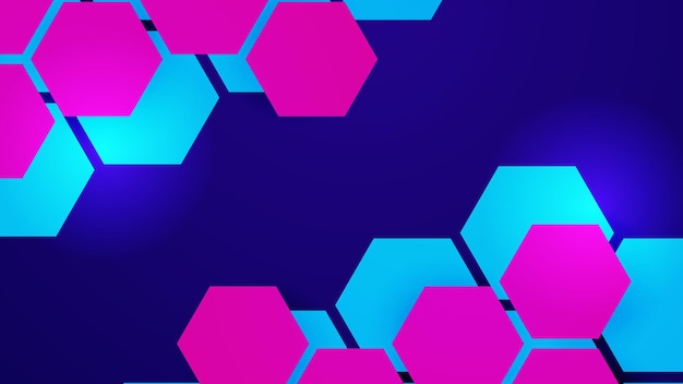 Fondo de tecnología abstracta Interfaz de tecnología futurista
