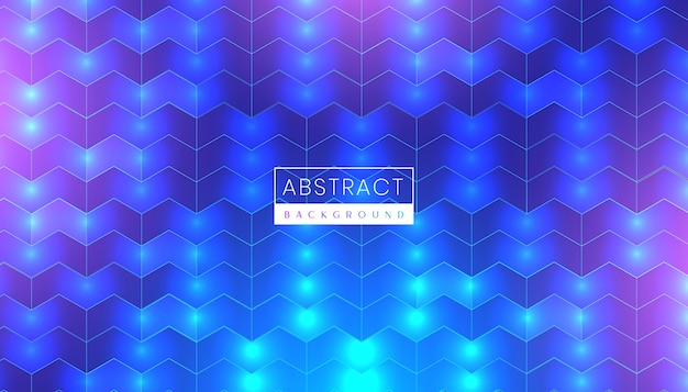 Fondo de tecnología abstracta moderna con luz de neón futurista y superficie brillante