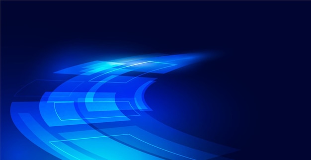Fondo de tecnología abstracta Movimiento de velocidad ligera