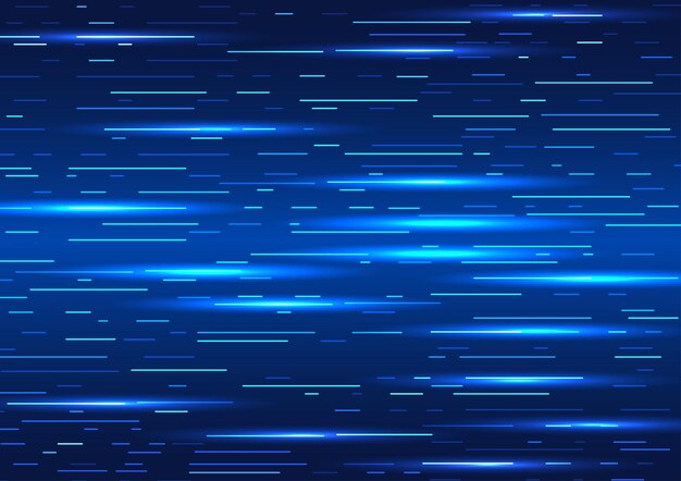El fondo de la tecnología abstracta utiliza líneas longitudinales con un aumento de brillo interesante