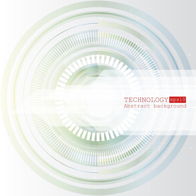 Fondo de tecnología abstracta con varios elementos tecnológicos. ilustración vectorial eps 10