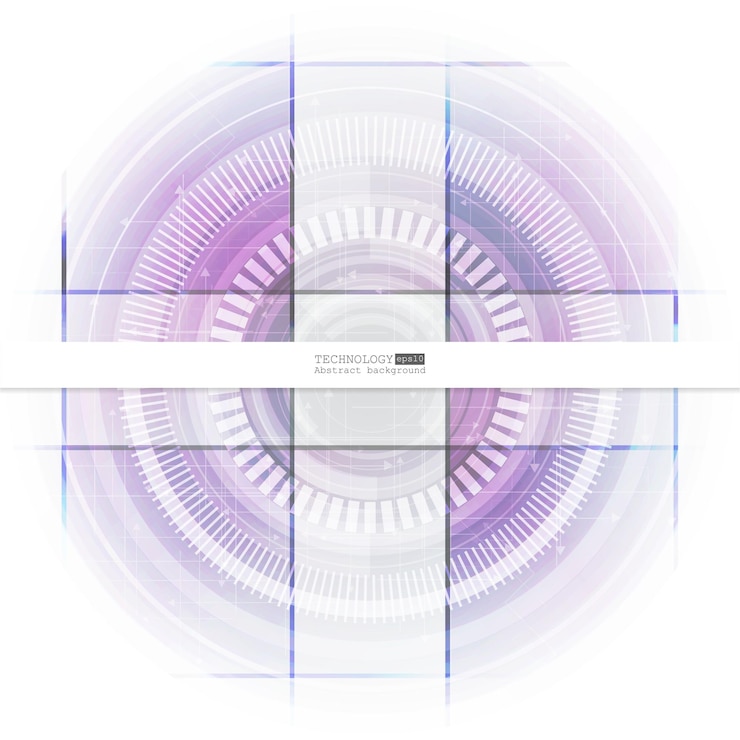 Vector fondo de tecnología abstracta con varios elementos tecnológicos. ilustración vectorial eps 10