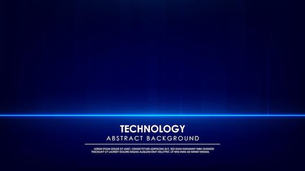 Fondo de tecnología azul abstracto concepto de comunicación futurista