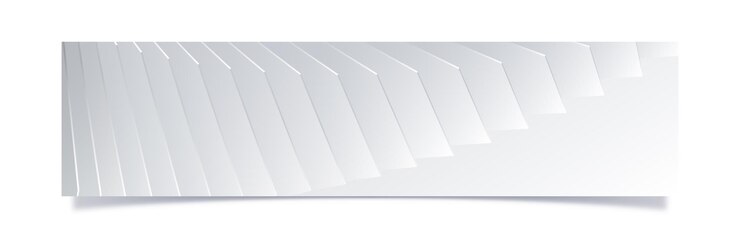 Vector fondo de tecnología blanca futurista para imagen de portada de linkedin