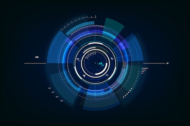 Fondo de tecnología de ciencia ficción futurista