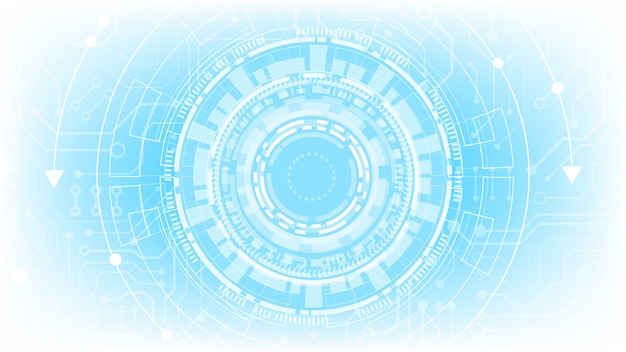 Fondo de tecnología de circuito con datos digitales de alta tecnología