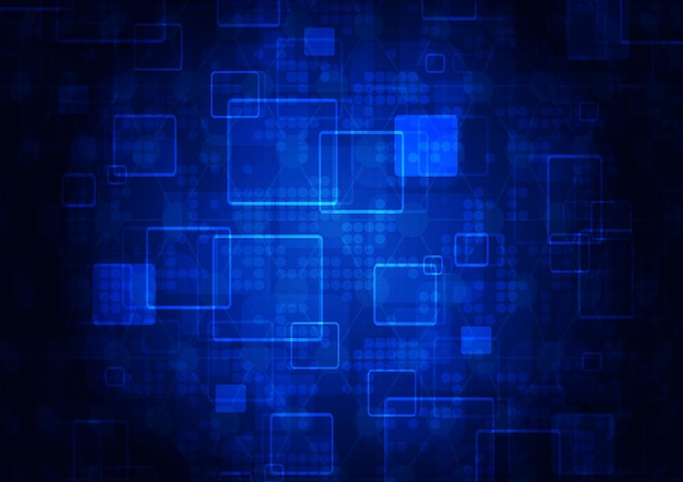 Fondo de tecnología de circuito con sistema de conexión de datos digitales de alta tecnología y diseño electrónico de computadora