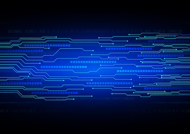 Fondo de tecnología de circuito con sistema de conexión de datos digitales de alta tecnología y diseño electrónico de computadora