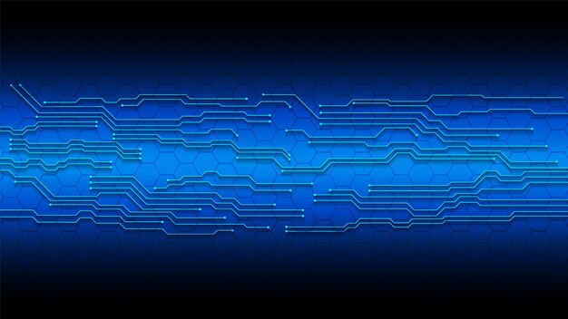 Vector fondo de tecnología de circuito con sistema de conexión de datos digitales de alta tecnología y diseño electrónico de computadora