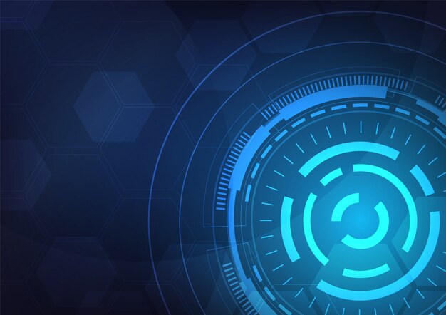 Fondo de tecnología de circuito con sistema de conexión de datos digitales de alta tecnología y diseño electrónico de computadora