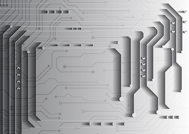 Fondo de tecnología de circuito con sistema de conexión de datos digitales de alta tecnología y diseño electrónico de computadora