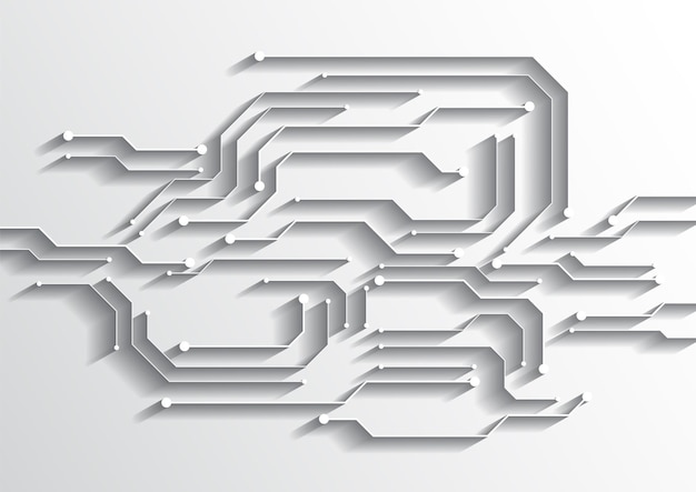 Fondo de tecnología de circuito con sistema de conexión de datos digitales de alta tecnología y diseño electrónico de computadora