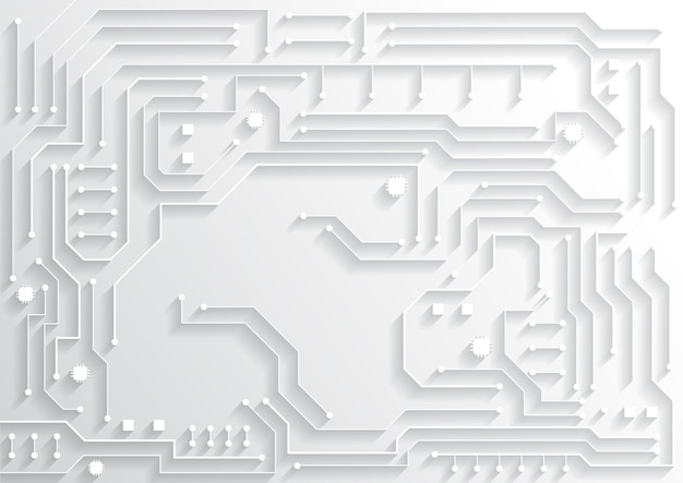 Fondo de tecnología de circuito con sistema de conexión de datos digitales de alta tecnología y diseño electrónico de computadora