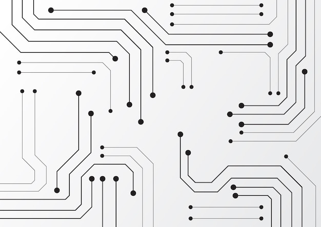 Fondo de tecnología de circuito con sistema de conexión de datos digitales de alta tecnología y diseño electrónico de computadora