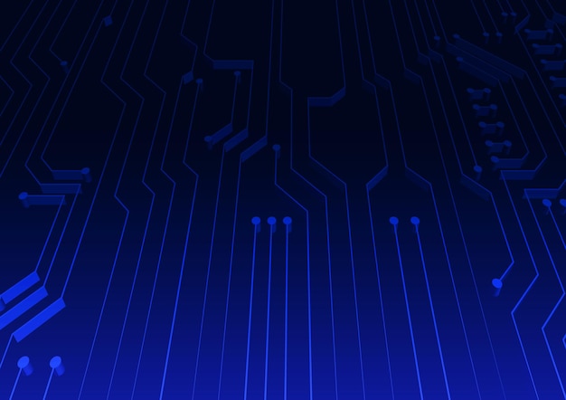 Fondo de tecnología de circuito con sistema de conexión de datos digitales de alta tecnología y diseño electrónico de computadora