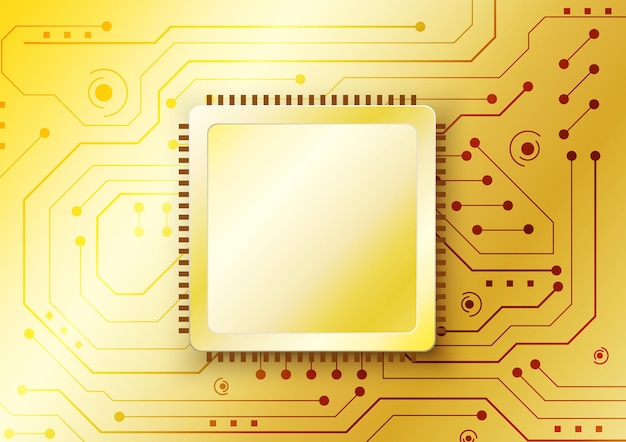 Fondo de tecnología de circuito con sistema de conexión de datos digitales de alta tecnología y diseño electrónico de computadora