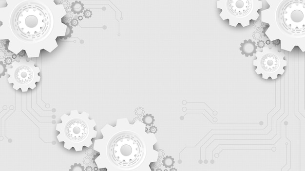 Fondo de tecnología de circuito con sistema de conexión de datos digitales de alta tecnología